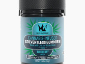 West Coast Cure - Blueberry Flavored Solventless Gummies - 10x 10mg/gummy