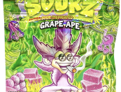 Sourz 600mg Gummies – Grape Ape Flavor
